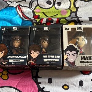 YouTooz Vinyl Figure Collection - Endorsi Jahad, The 25th Bam, Mako